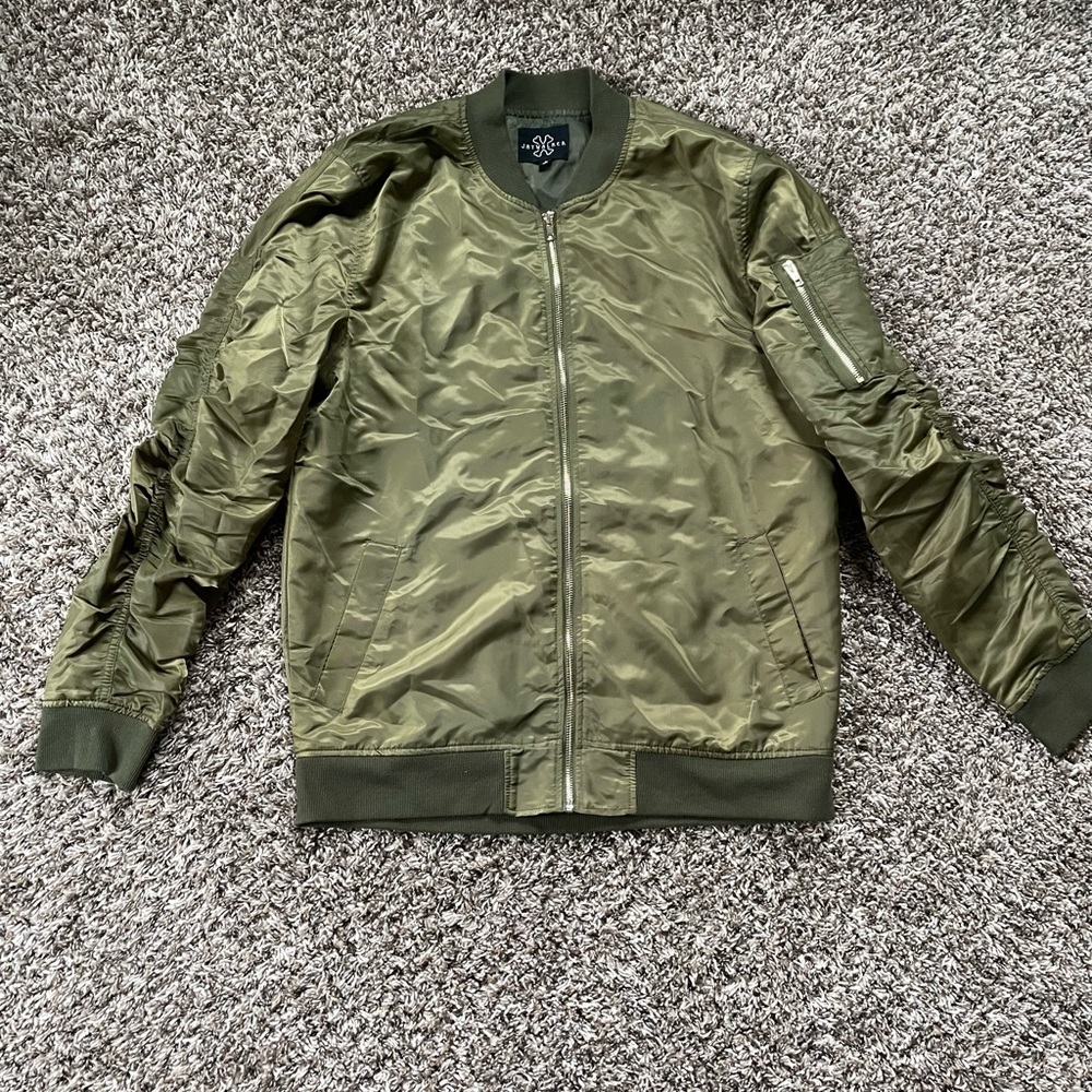 Alpha Industries Olive Green Bomber Jacket